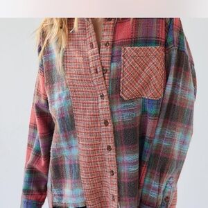 NWT Urban Outfitters Plaid Button-Up Shirt